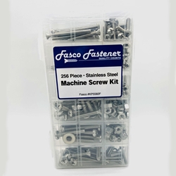 Marine Fasteners SS Machine Screw 256 Piece Kit